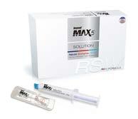 Sisältö: 5 automix-ruiskua BEYOND Max5 Solution W1 Geeliä (2.6g/2.2mL) 5 pussia of BEYOND Max5 Solution RS2 Geeliä (11g/9.