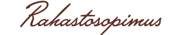 RAHASTOSOPIMUS