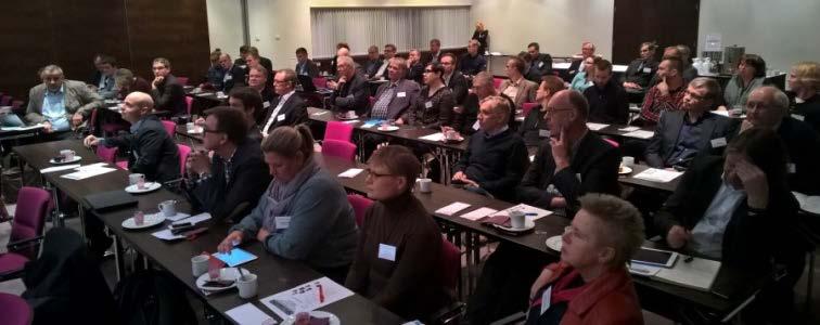 Betonitutkimusseminaarin yleisöä. Betonipäivät 2016 Betonipäivät järjestettiin 2.11.