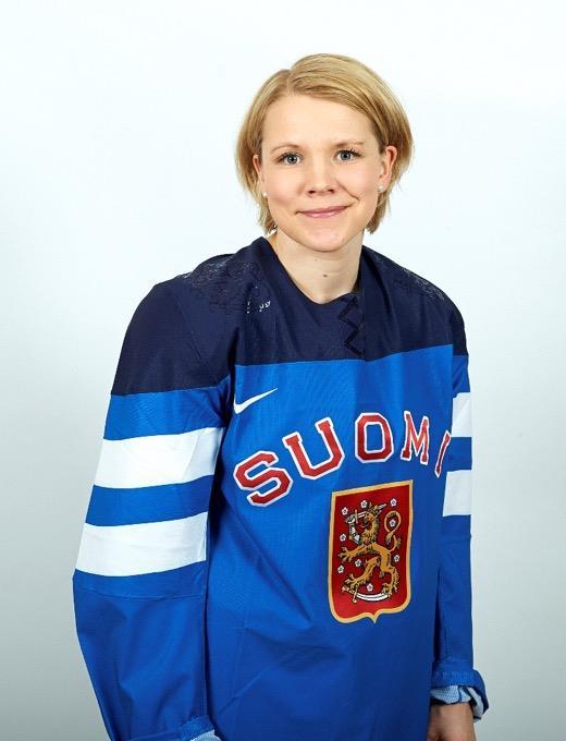 TULEVAISUUTTA TEKEMÄSSÄ Naisleijonien monivuotinen kapteeni, viisinkertainen Olympiakävijä Emma Terho aloitti urheilun taustavaikuttamisen jo peliuransa aikana.