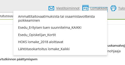 Erityisen tuen suunnitelman täyttäminen Wilmaan Avaa erityisen tuen suunnitelma tästä.