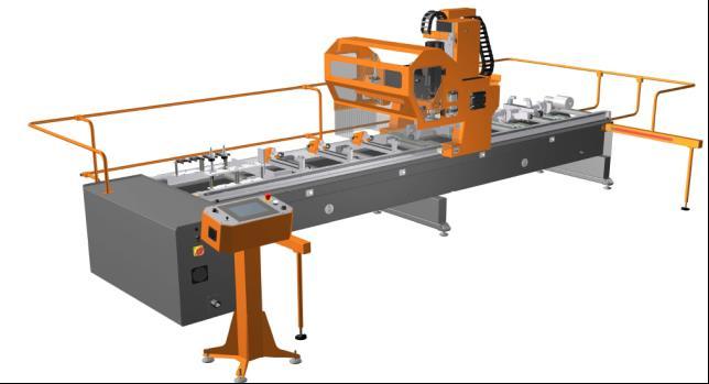 CNC TYÖSTÖKESKUS Valmistaja: TEKNA Srl, Baranzate (Milano), Italia Malli: TK446/2 3