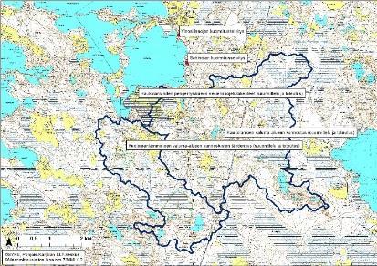 Haukolanjoki (15,9 km 2 ) Haukolanlahden pengerrysalue 54 ha Esitetyt toimet mm.