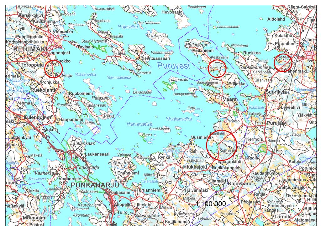 Työn alla Suunniteltu - 7 ha kosteikkoja - 3 ha pintavalutuskenttiä - 6 ha