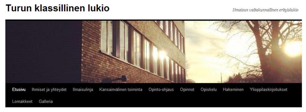 Turun klassillinen lukio verkossa Kotisivut: http://www.turunklassillinenlukio.fi/ Facebookissa: https://www.