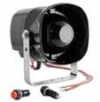 Puheäänihälyttimet PUHEÄÄNIHÄLYTIN BC-01HP yksi peruutusta ilmaiseva viesti 110 db BC-01HP(B) räätälöity puheviesti 110 db 12 24 V IP68 Koko (L K S) 116 115 117,5 mm Puhemuotoinen hälytys* BC-01HP