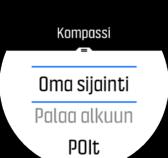 POD-laitteiden ja anturien yhdistäminen sisältää ohjeet sykeanturin ja kellon yhdistämiseen. 3.9.