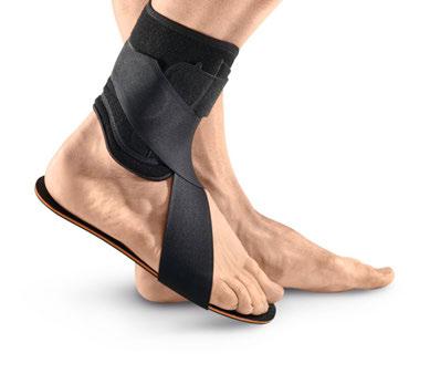 Neurodyn Comfort Art. 07830 Sporlastic Peroneustuki yhden käden kiinnitysmekanismilla Koko määrittyy nilkan kapeimman kohdan ympärysmitan ja kengän koon mukaan.