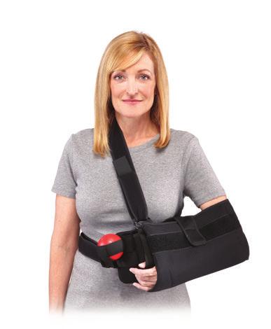 Tilaustiedot: Koko mitataan kyynärpäästä sormien tyveen ulottuvalla mitalla. Quick Fit Shoulder Immobilizer Art. 06AB Donjoy / Aircast Uusi yleiskäyttöinen kantoside 15 abduktiotyynyllä tai ilman.