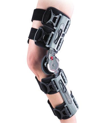 tuenta ACL ja CL operaatioiden jälkeen Meniskikorjausten jälkeen Kondylimurtumien jälkeen Tibian osteotomian jälkeen Patella murtumien jälkeen Portaaton pituussäätö Pikalukot helpottamaan sovitusta