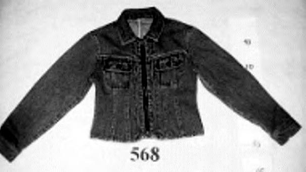 6204 32 90 Denimkankaasta (100 % puuvillaa) valmistettu vuoriton, vartalonmyötäinen vaate, jossa on alaskäännetty kaulus. Vaate on tarkoitettu peittämään ylävartalo aina vyötärölle saakka.