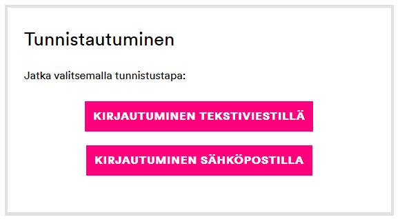 SISÄÄNKIRJAUTUMINEN DNA Vaihdepalvelun käyttöliittymään kirjaudutaan selaimella osoitteessa https://vaihde.dna.fi.