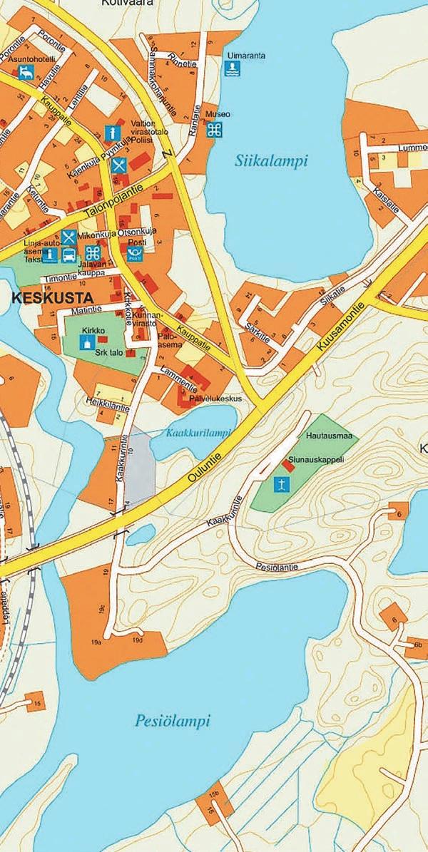 2 3 11 16 Jokijärvi 10 4 15 1. Hotelli Herkko, Herkonmäen kesäteatteri ja Satupolku Taivalvaarantie 2 2. Kotiseutumuseo, Rantatie 3 3. Jalavan Kauppa, Mikonkuja 2 4. Kalle Päätalon tori 5.