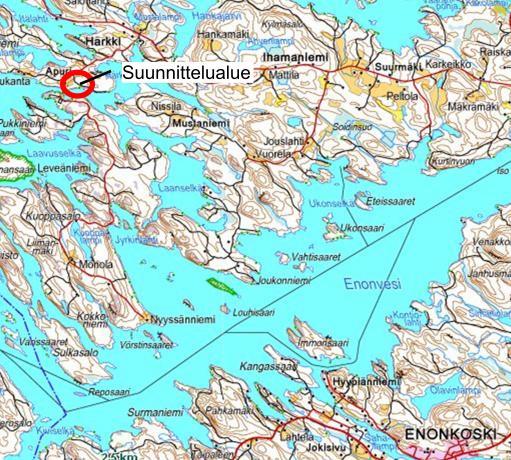 ENONKOSKEN KUNTA SAIMAAN ROYK:N MUUTOS LÄHDERANTA JA APURI TILOJEN OSALTA 1 1 OSALLISTUMIS- JA ARVIOINTISUUNNITELMA (OAS) Maankäyttö- ja rakennuslain 63 :n mukaan kaavaa laadittaessa tulee riittävän