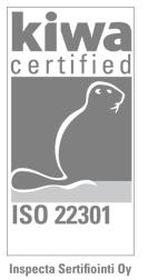 2018 Ensimmäinen ISO 22301 sertifiointiesitys pilottiasiakkaalle 31.8.2018 Sertifikaatin luovutustilaisuus 24.
