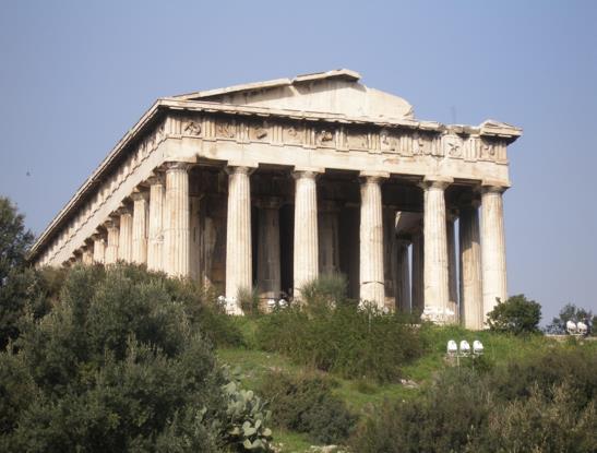 Hefaistoksen temppeli Ateenassa.