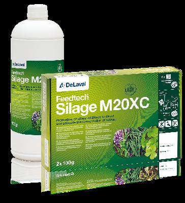 Feedtech Silage M20XC Feedtech M20XC on uuden sukupolven edullinen nurmirehujen säilöntäaine, joka pudottaa ph:n ja