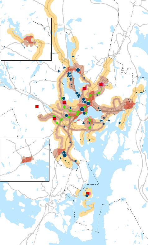 TIKKAKOSKI Täydennysrakentamisen seurannan mittarit PALOKKA LOHIKOSKI HUHTASUO Vuonna 2017 valmistuneista asunnoista huomattava osa oli täydennysrakentamista.