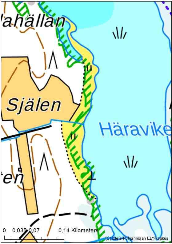 Kohde 11 (Häraviken) Pinta-ala: 0,7 ha