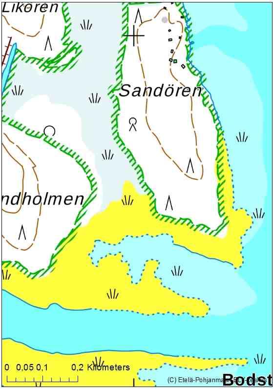 Kohde 16 (Tiondholmenin Itäpuoli) Pinta-ala: 4,5