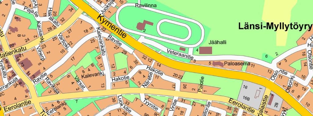 Kaavaratkaisulla e ole nähtävissä erityisiä sosiaalisia vaikutuksia. 5.423 Virkistysalueet Kuntorataa joudutaan siirtämään, mutta viheralueverkoston rakenne säilyy.