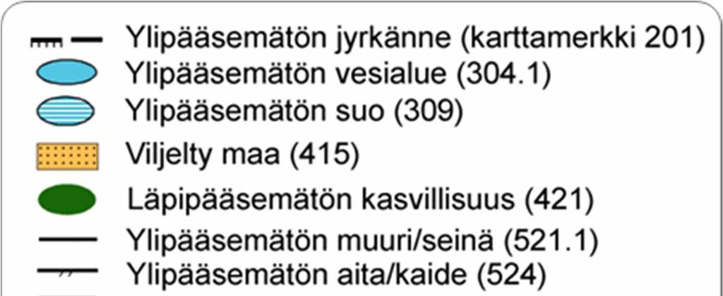 Karttakoot - H/D14 - H/D55 mittakaava 1:4000, Käyräväli 2m. Kartan koko A4. Karsinta ja finaalit - H/D60 H/D85 mittakaava 1:3000. Käyräväli 2m. Kartan koko A3 karsinta ja A4 finaalit.