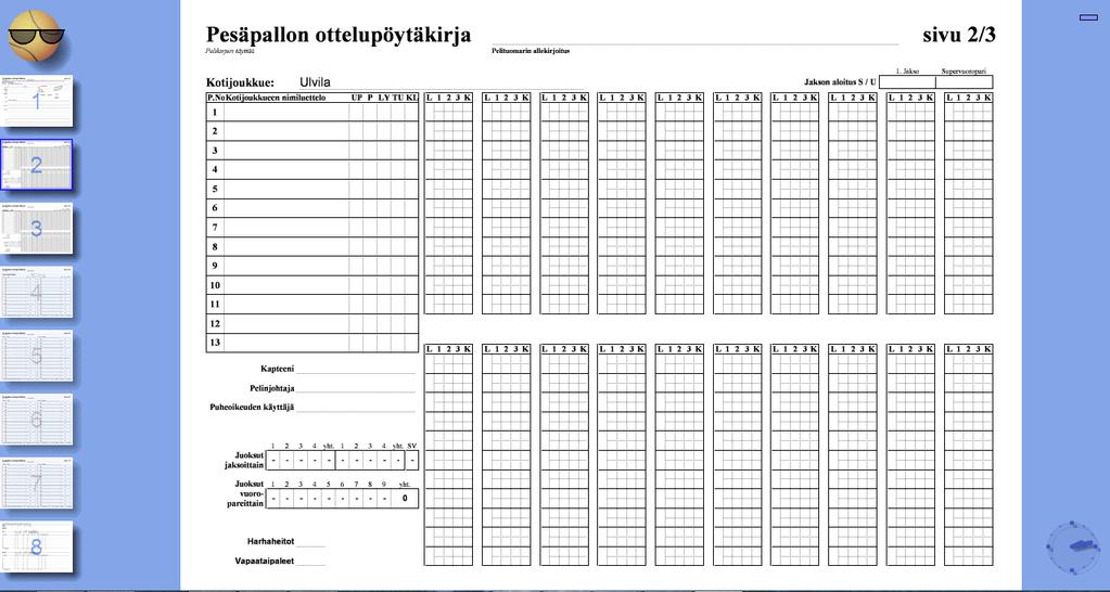 21 Sivulla 2 on kotijoukkueen