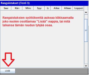 Epäonnistunut rangaistuslaukaus merkitään RL0. Jos teet virheellisen RL0-merkinnän onnistuneen rangaistuslaukauksen (RL) sijaan, RL0-merkintää ei voi muuttaa.