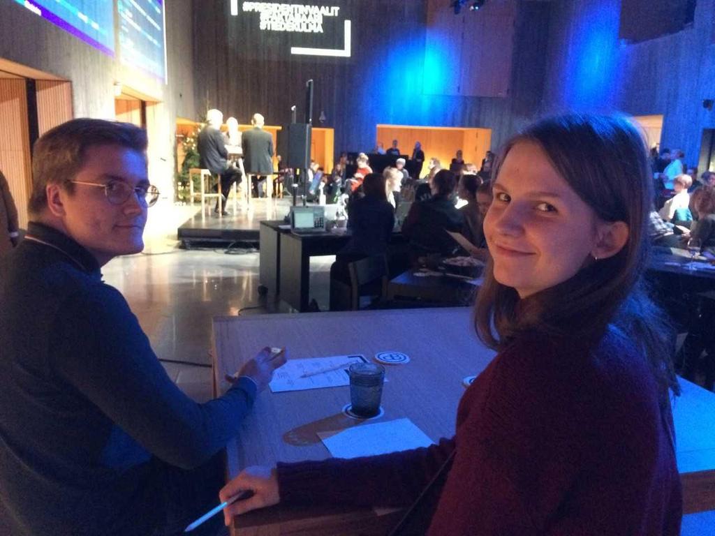 Vaalipaneelien liveseuranta Helsingin yliopiston Tiedekulmassa Lue artikkeli: https://hrskmediaka