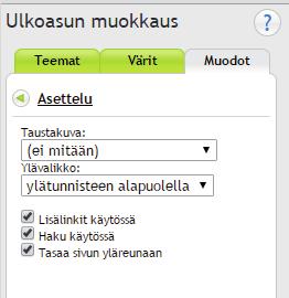 Sijoita bannerit pääsääntöisesti etusivulle jompaan kumpaan reunapalstaan allekkain.