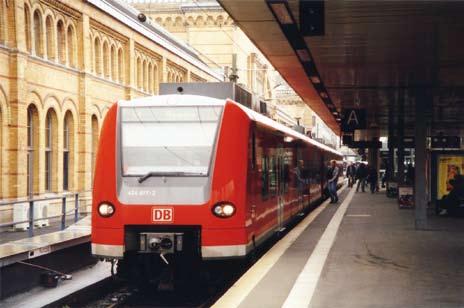 Lähdetiedot: BahnExtra 5/2003: S-Bahnen (GeraNova Zeitschriftenverlag GmbH München) kijunaliikenteen täytyy liikennöidä omilla, muusta junaliikenteestä erotetuilla raiteilla.