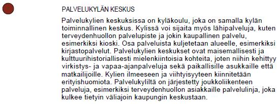 sisällä. Kuva. Ote rakenneyleiskaavasta ja määräyksistä.