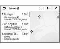 Vieritä tarvittaessa halutulle sivulle ja valitse sitten jokin valikosta jokin pääkategorioista. Valitusta kategoriasta riippuen käytettävissä saattaa olla erilaisia alikategorioita.