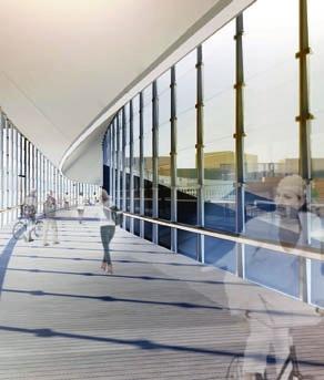 Kun sillan pää piti sijoittaa ahtaaseen katutilaan, muoto helpottaa toteutusta. Lisäksi silta näkyy suunnitteluratkaisun ansiosta myös Museonmäelle Puolalanpuistossa.
