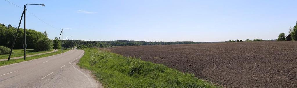 Hankealue sijoittuu kuvan taustalle tulotieyhteyden päähän. Kuva 3.