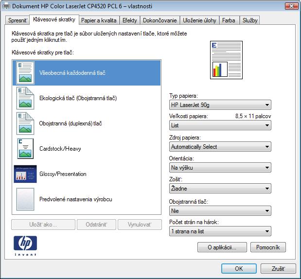 Tlač v systéme Windows Otvorenie ovládača tlačiarne v systéme Windows 1. V ponuke File (Súbor) v softvérovom programe kliknite na položku Print (Tlačiť). 2.