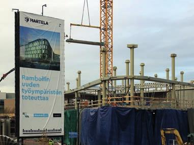 Vaikka Perkkaan Campus tulee nyt kokonaan Rambollin käyttöön, se on suunniteltu sopimaan yhtä hyvin monikäyttäjäkokonaisuudeksi.