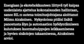 Aasiassa on huipputason laiteosaamista, mutta sieltä puuttuu hänen mielestään sellainen kokonaisuuden hahmotuskyky, joka on Suomen vahvuus.