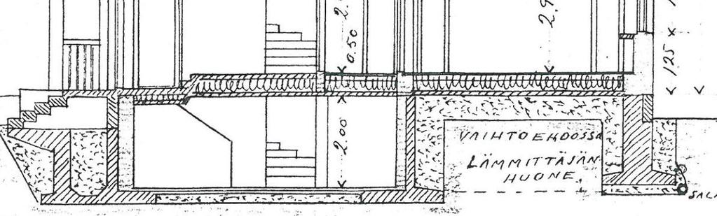 Alapohjarakenteissa kapilaarisen vedennousun katkaisevana kerroksena on todennäköisesti kantavan laatan päällä oleva vedeneristekerros, vedeneriste on käyttöikänsä puolesta lopussa ja rakenteet ovat