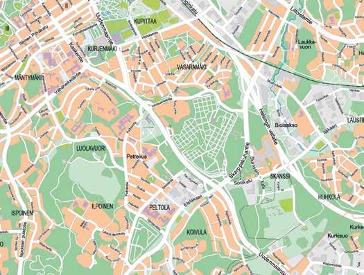 Asuntojakauma Skanssin Linnassa on yhteensä 102 vuokra-asuntoa.