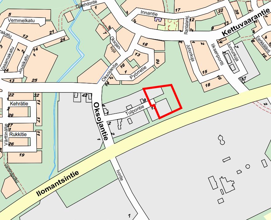 Asemakaava / Asemakaavan muutos koskee Karsikon (14) kaupunginosan kortteleita 14133 ja 14134 ja niihin liittyvää lähivirkistysaluetta (Pyörrepuisto). Suunnittelualue on merkitty oheiselle kartalle.