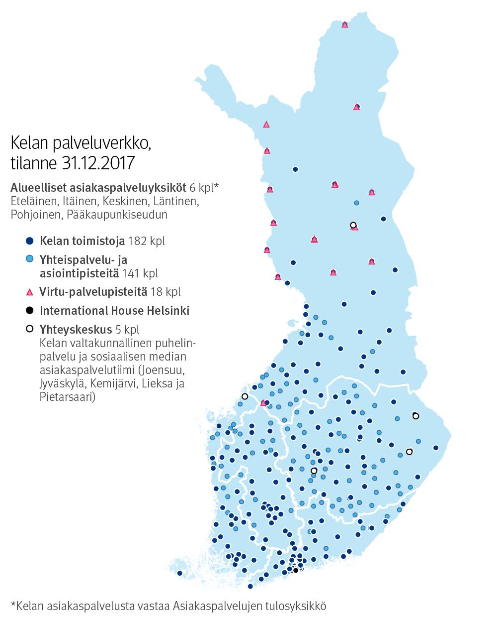 kaupunkiseudun kunnat.