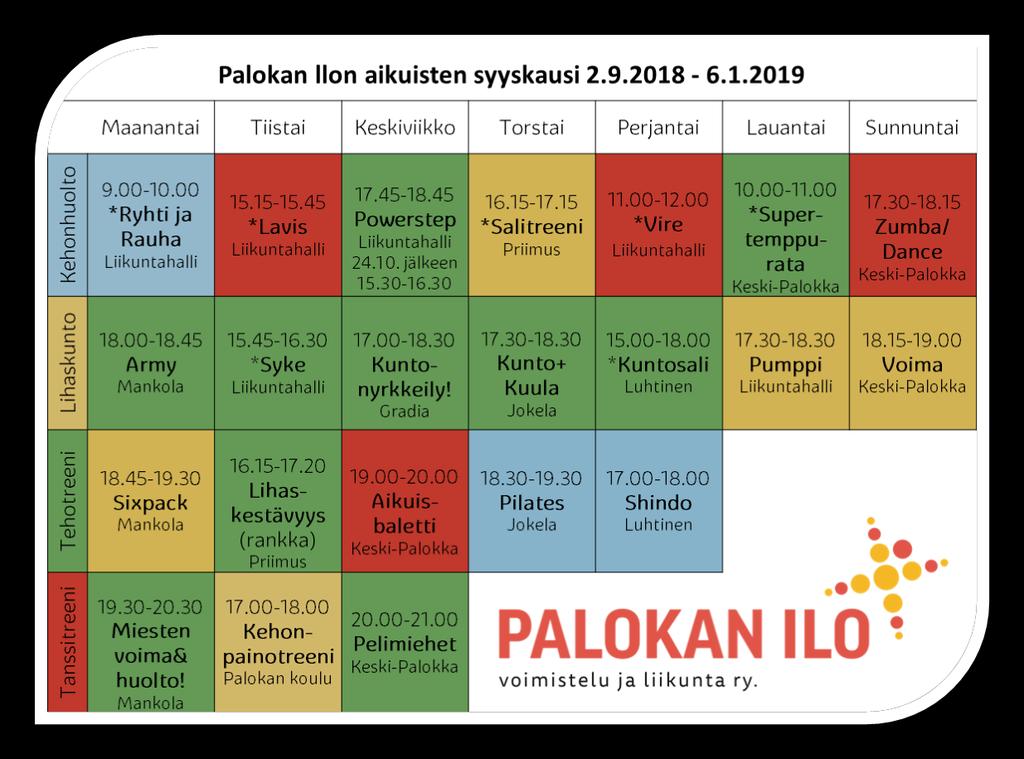 hankit jumppakortit kätevästi! Tervetuloa!