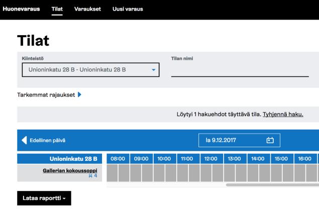 Esimerkkejä Tilat avoimeksi teema kaupungin tilat helpommin käyttöön digitaalisesti yhdistettiin eri tilahankkeiden