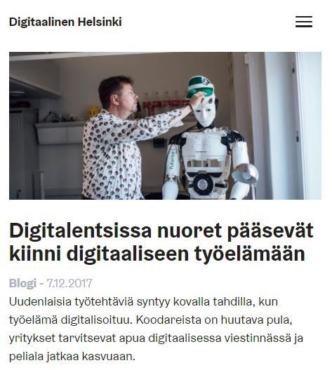 Kiitos! Maailman toimivin digitaalinen kaupunki rakennetaan yhdessä. #digihelsinki digi.hel.fi slideshare.