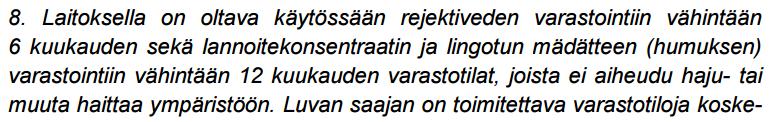 Lannan levitys aiheuttaa päänsärkyä maanviljelijöille sama ongelma koskee myös biokaasulaitoksia Valtioneuvoston asetus eräiden