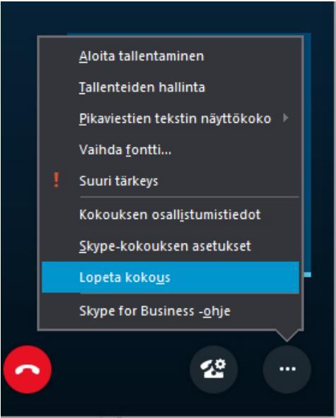 34. Alapalkissa on myös Lisää vaihtoehtoja painike.