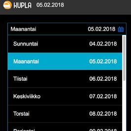 riviä. Osaväli Valitusta yksiköstä näytetään sen lähtö- ja määräpaikka.