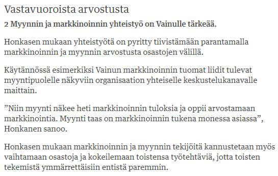 markkinointi- ja