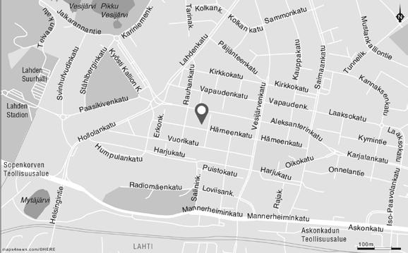 MARNA D MARIANKATU SIJAINTI Matkakeskus UIA VAR.